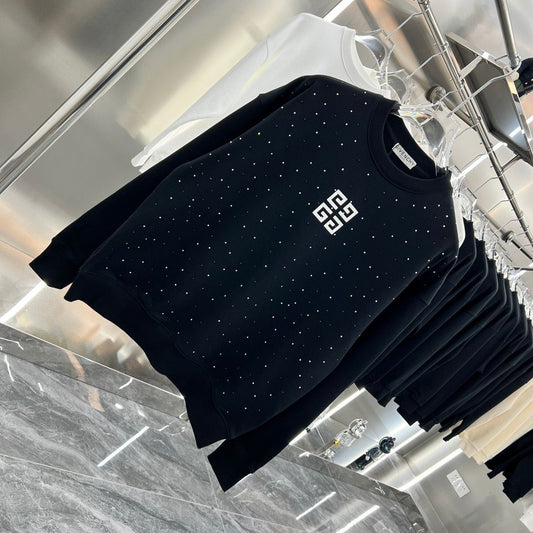 GIVENCHY || Black 4G Stars Sweatshirt In Black - FASHION MYST