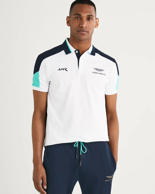 HACKETT LONDON AMR || Colourblock Slim Fit Polo T-Shirt - FASHION MYST