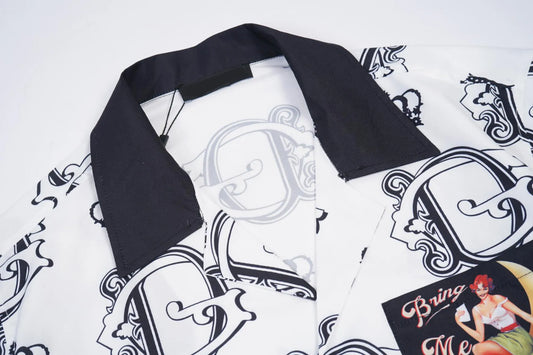 DOLCE & GABBANA || DG Logo Marina-Print Polo Shirt - FASHION MYST