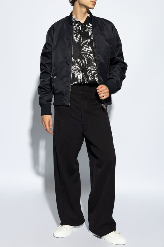 BALMAIN || Floral Palm Tree Pattern Shirt- FASHION MYST