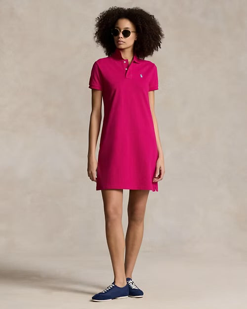 cotton mesh polo dress Cotton Mesh Polo Dress