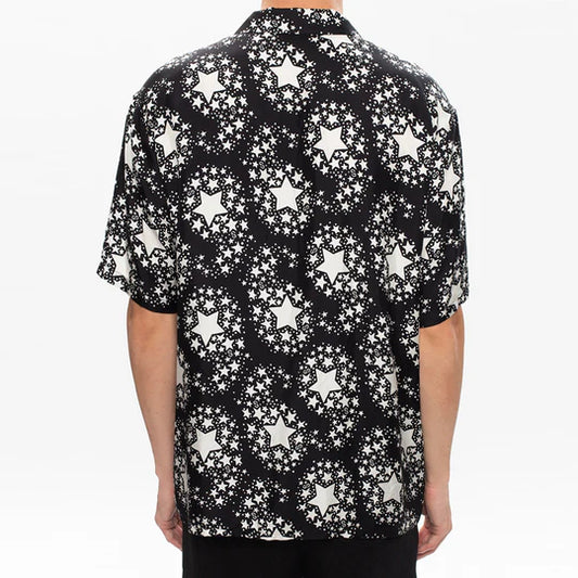 GUCCI || Mens Star Printed Silk Bowling Shirt - FASHION MYST