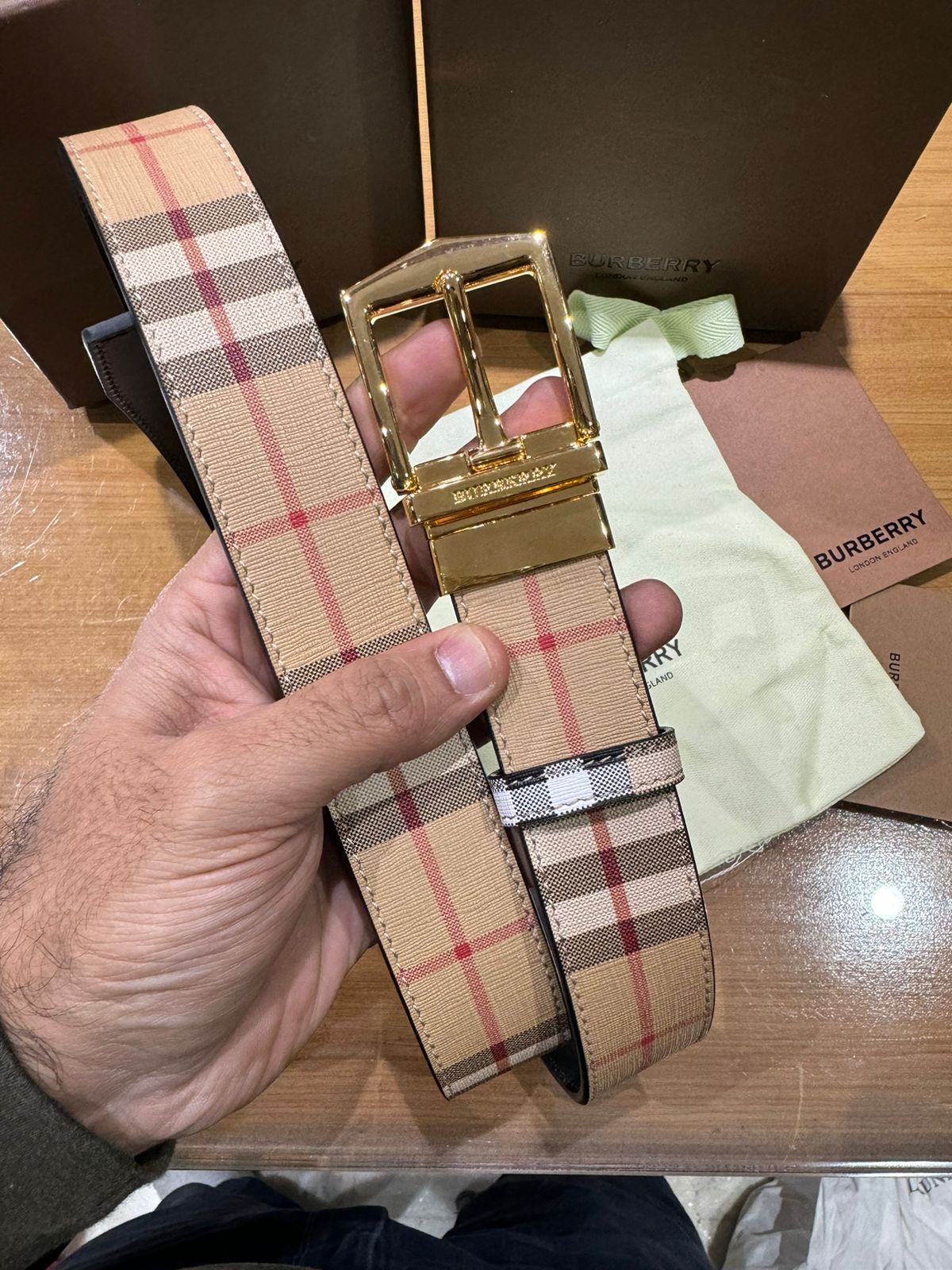 Authentic deals Burberry Belt