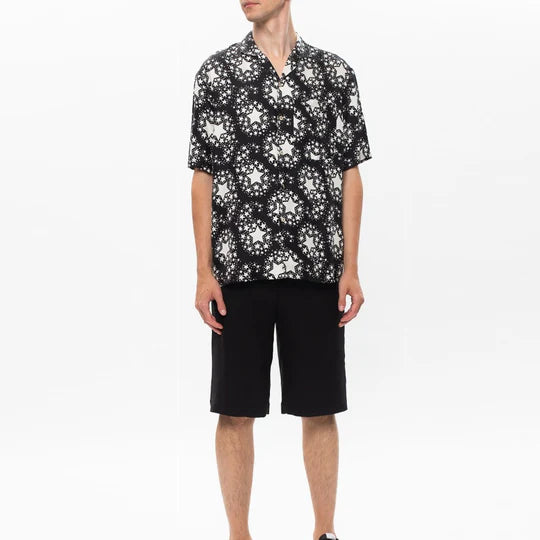 GUCCI || Mens Star Printed Silk Bowling Shirt - FASHION MYST