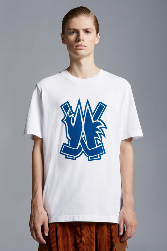 MONCLER || Hockey Logo Oversized T-Shirt- FASHION MYST