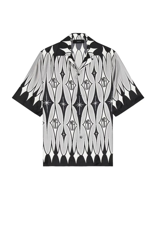 AMIRI || Men's Silk Argyle Print Shirt - FASHION MYST