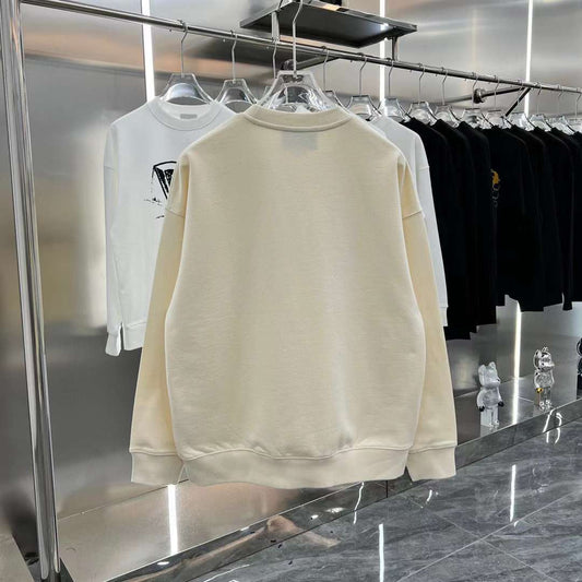 GUCCI || Ivory Cotton Sunset Logo Sweatshirt - FASHION MYST