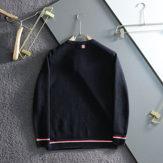 THOM BROWN || Herringbone Pattern Sweater - FASHION MYST