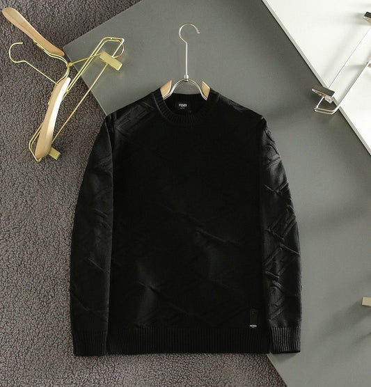 FENDI || Crew Neck Monogram Wool Long Sleeves Luxury Sweaters - FASHION MYST