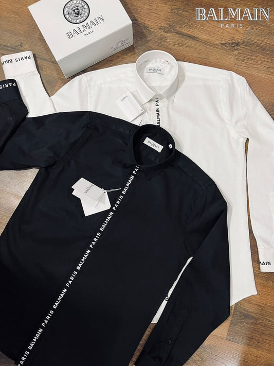 BALMAIN || PREMIUM BRAND STRIP DESIGNE SHIRT FOR MEN - FASHION MYST