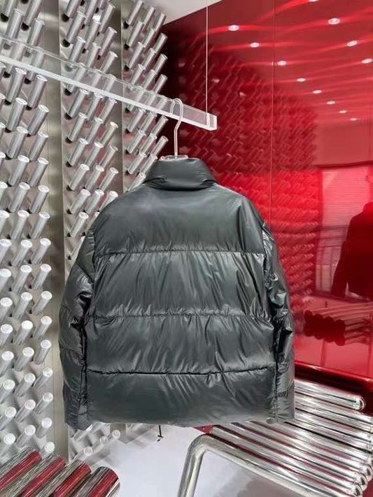 Black Light Nylon Hooded Puffer Jacket PRADA - FASHION MYST