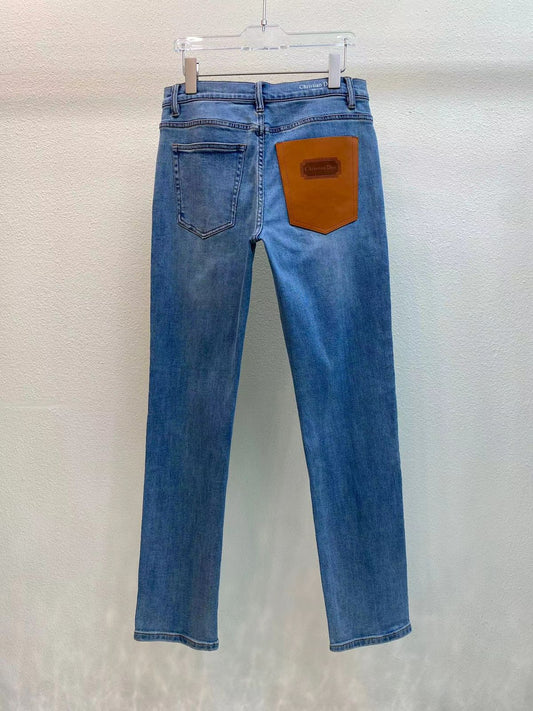CHRISTIAN DIOR || Super Comfortable Premium Logo Jeans For Men - FASHION MYST