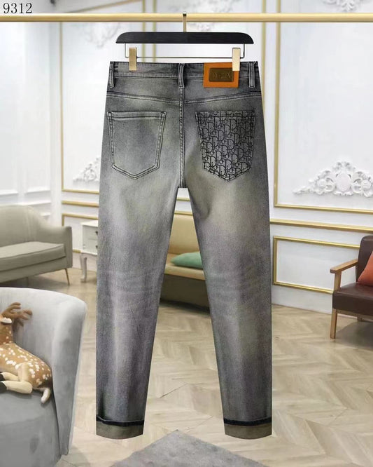 CHRISTIAN DIOR || Trendy Super Comfortable Grey Jean For Men - FASHION MYST