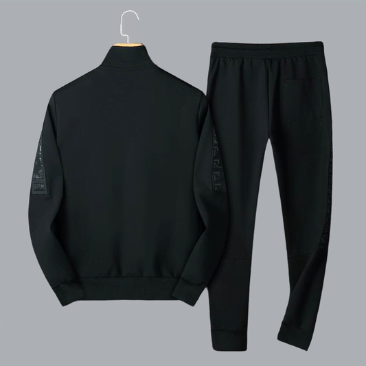 FENDI || Men’s Luxury & Branded Patched Pocket with Zip Closure Track Set- FASHION MYST