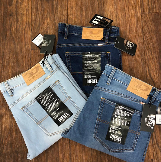 DIESEL || Slash Slim Tapered Fit Stone Wash Jeans - FASHION MYST