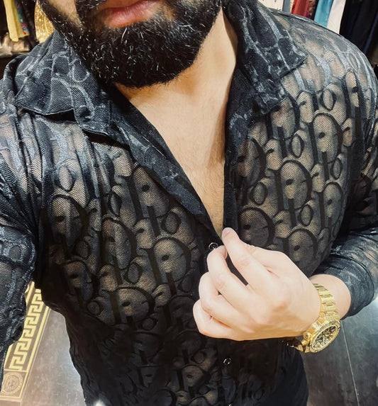 Designer Transparent Shirts For Men - FASHION MYST