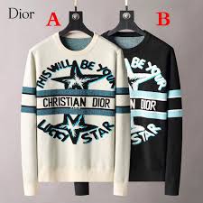 CHRISTIAN DIOR || Fashion Gold Printed Luxury Designer Sweater - FASHION MYST