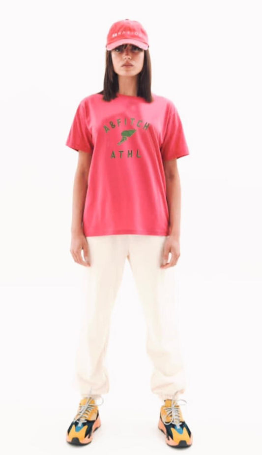 ABERCROMBIE & FITCH || Luxury Embroidered Logo T-shirt For Women - FASHION MYST