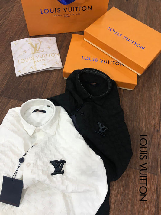 HIGH END QUALITY CRUSHED CUBE DESIGN SHIRT FOR MEN - FASHION MYST