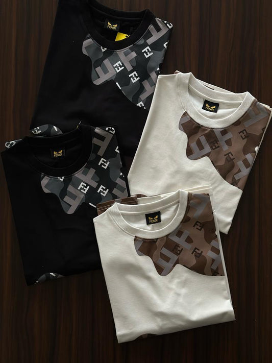 FENDI DROP SHOULDER HIGH END QUALITY TEES - FASHION MYST