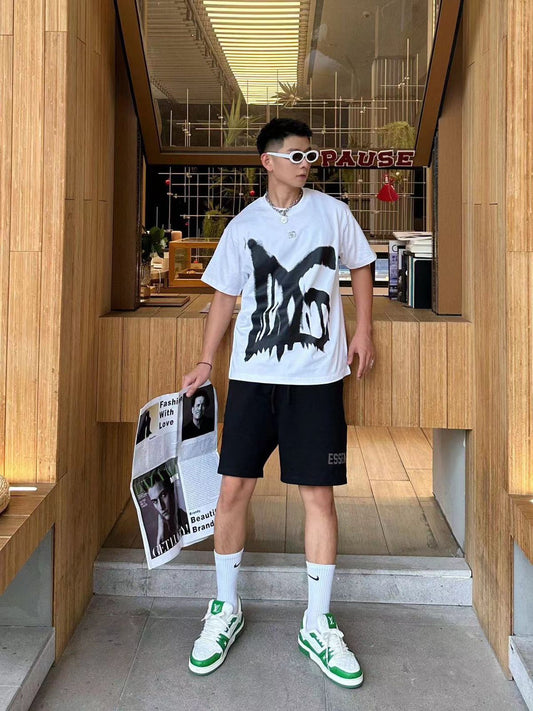 DOLCE GABBANA STREET STYLE LOGO SKATER STYLE T-SHIRT | WHITE - FASHION MYST