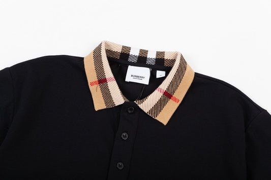 Burberry Men's Check Collar Polo T-Shirt - FASHION MYST