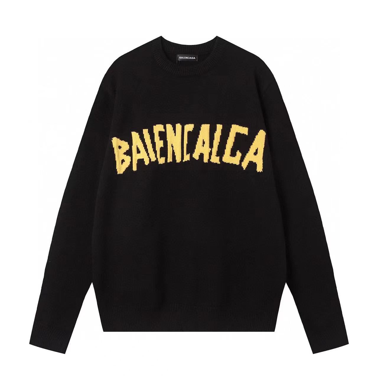 BALENCIAGA || Tape Type Cotton Jersey Pullover – FASHION MYST