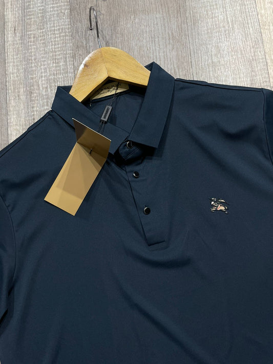 BURBERRY || Luxury Summer Thin Ice Silk Seamless Breathable Polo T-Shirt - FASHION MYST