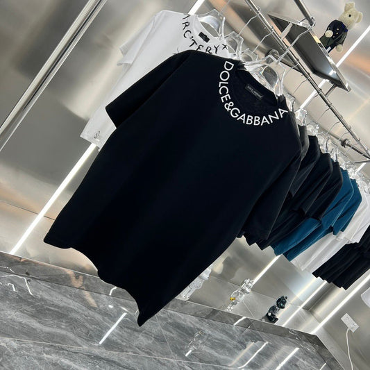DOLCE & GABBANA || Drop Shoulder T-Shirt : Iconic Italian Fashion for Every Occasion - FASHION MYST