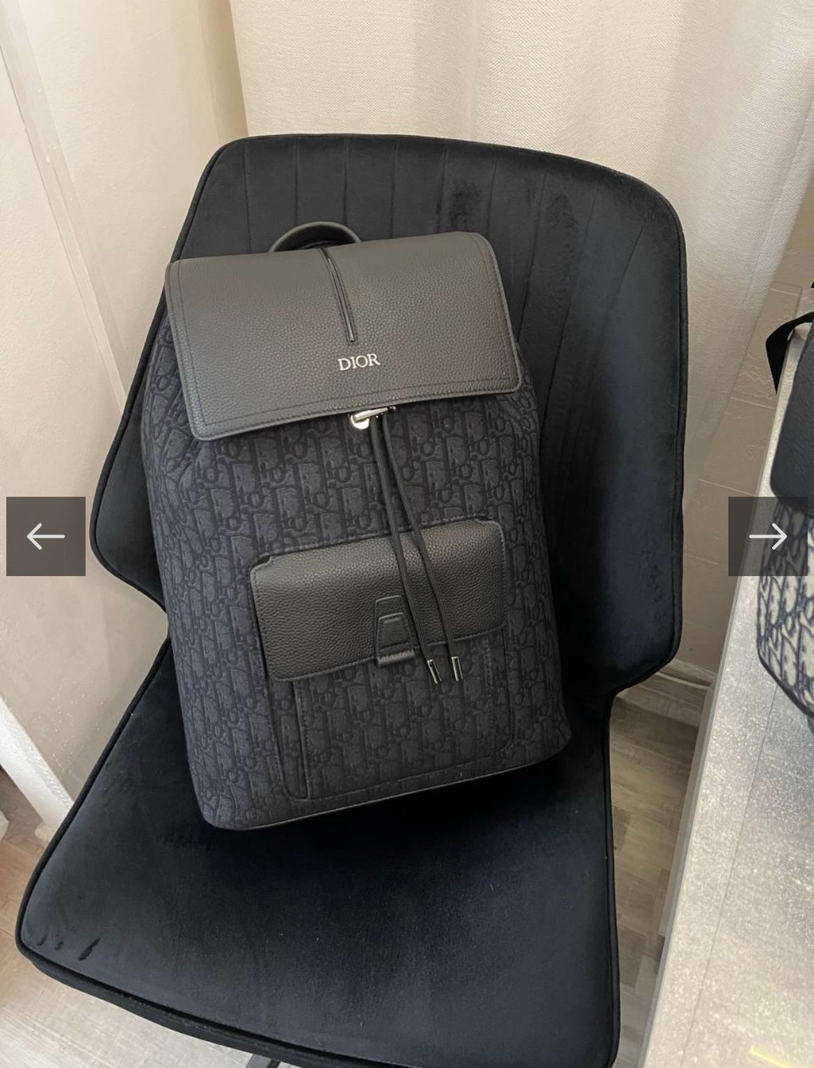 dior homme leather backpack Dior Men Motion CHRISTIAN DIOR || Backpack Black Dior Oblique Mirage T – FASHION MYST