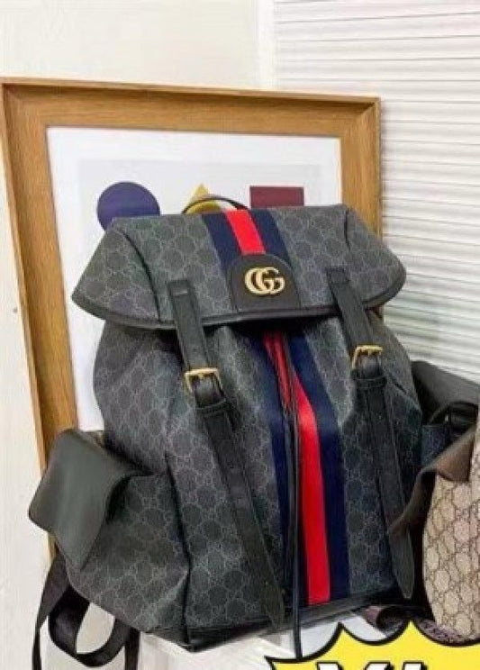 GUCCI || Ophidia Medium Backpack BLACK / BROWN - FASHION MYST