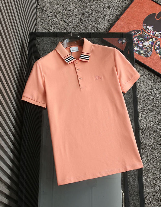 BURBERRY || Men Branded Polo Tees With Collar Design - FASHION MYST