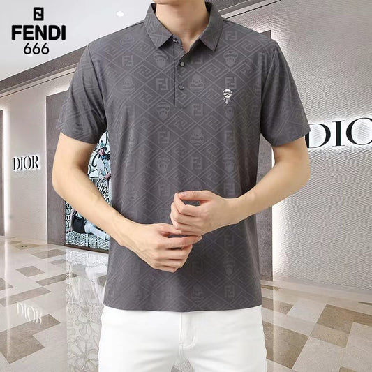 FENDI || Stretchable Logo Printed T-Shirt - FASHION MYST