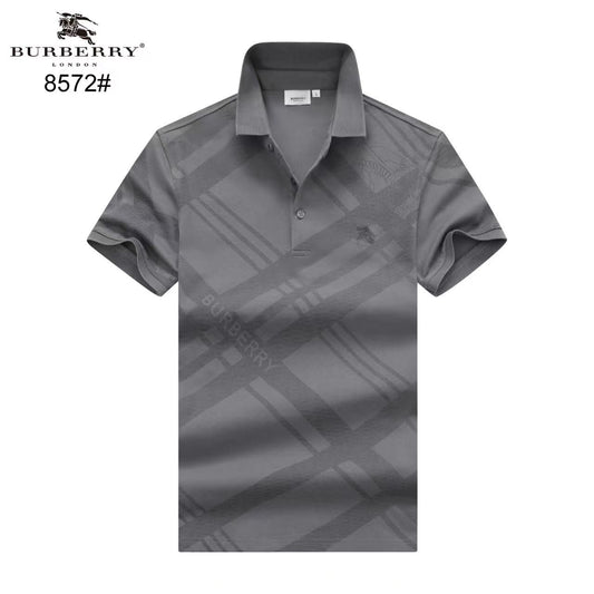BURBERRY || Enginereed Checks Printed Polo T-Shirt - FASHION MYST