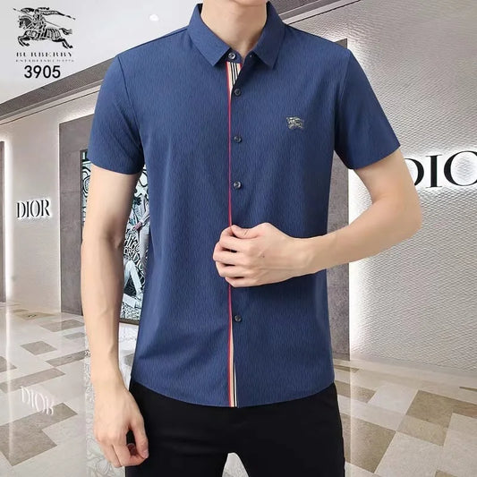 BURBERRY || MENS CRUSHED COTTON LUXURY SHIRT - FASHION MYST