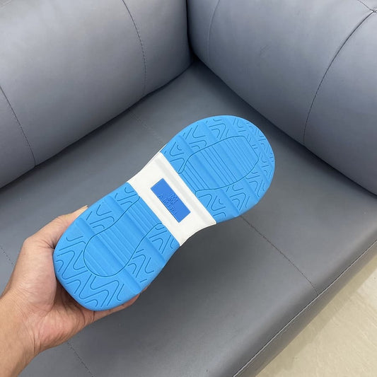 AMIRI || DAYMASTER BLUE LOW-TOP SNEAKERS - FASHION MYST