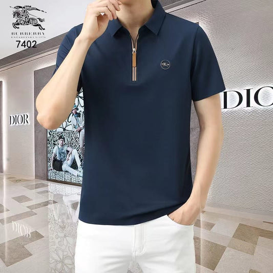 BURBERRY || Premium Zipper Closer T-shirt For Men - FASHION MYST