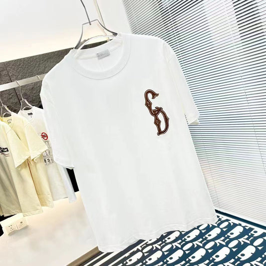 CHRISTIAN DIOR || Emerson CD Logo Tee White - FASHION MYST