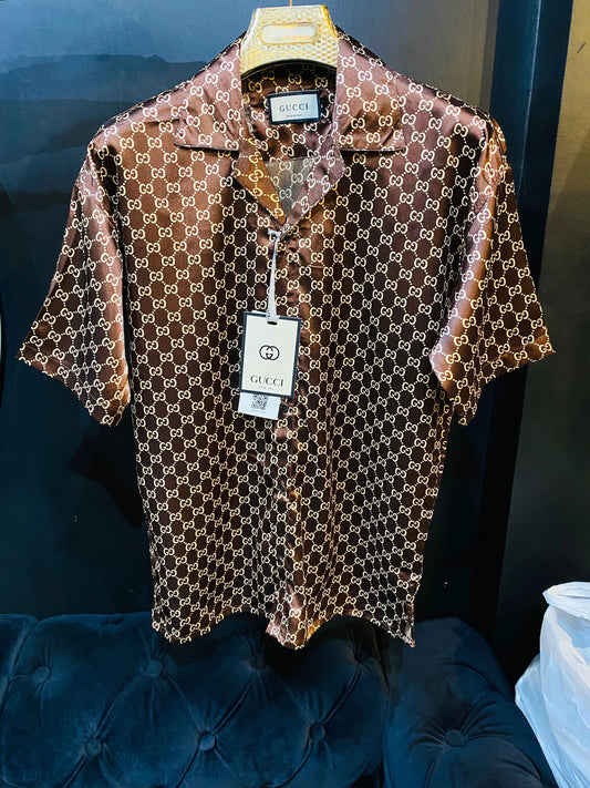 GUCCI || Monogram Short Sleeves Logo Luxury FX Advantage - FASHION MYST