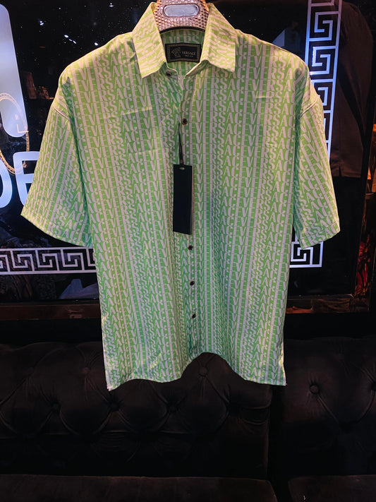 VERSACE || PREMIUM QUALITY DROP SHOULDER CUBAN COLLAR SHIRTS - FASHION MYST