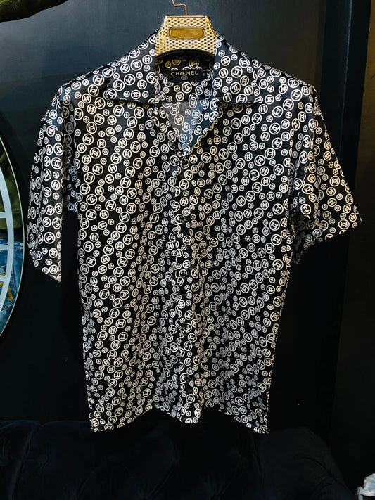 CHANEL || PREMIUM QUALITY DROP SHOULDER CUBAN COLLAR SHIRTS - FASHION MYST