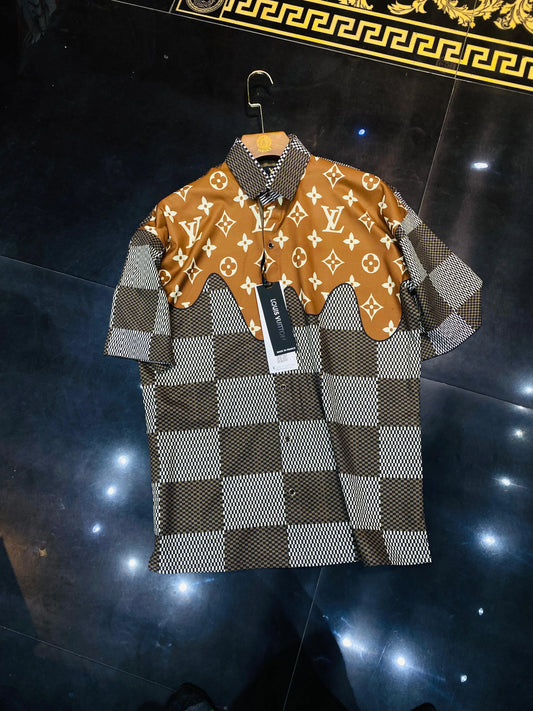 LOUIS VUITTON || Premium Quality New Designer Men's Casual Shirt - FASHION MYST
