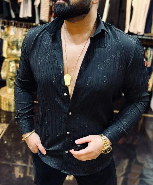 SUPREME || High End Quality Imported Emboosed Shirts - FASHION MYST