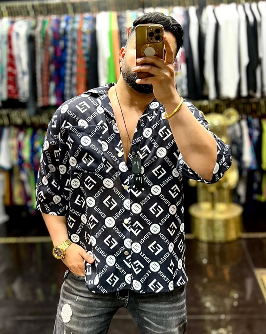FENDI || LUXURY DROP SHOULDER SHIRTS FOR MEN - FASHION MYST
