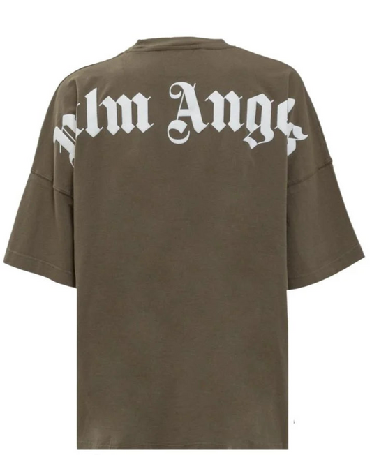 PALM ANGELS || T-Shirt With Back Logo Print T-shirt - FASHION MYST