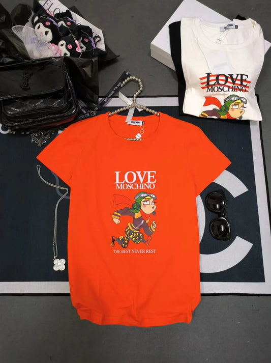 MOSCHINO || The Best Never Rest Cotton Jersey T-Shirt - FASHION MYST