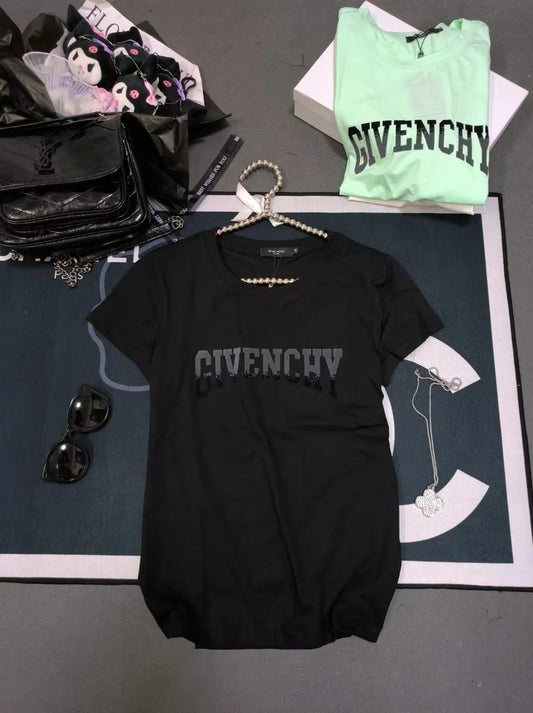 GIVENCHY || Logo-Print Cotton T-Shirt For Girls - FASHION MYST