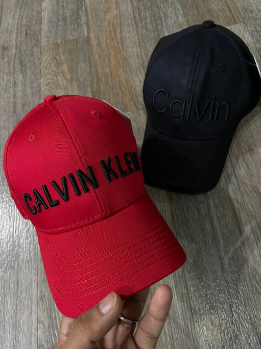 CALVIN KLEIN || Adjustable Back Strap Details Monogram Cap - FASHION MYST