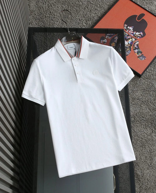 BURBERRY || Pierson Polo Shirt In Cotton Piqué- FASHION MYST