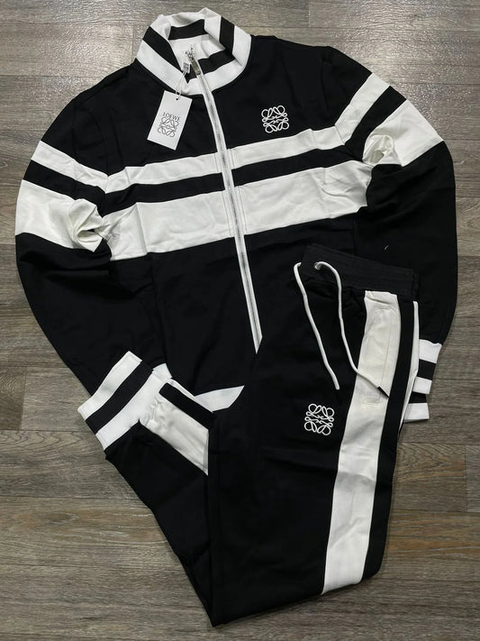 LOEWE || Flawless Men Multi-Color Cotton Bomber Tracksuit- FASHION MYST